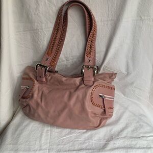 Desmo Made In Italy Pink Leather Women's Bag